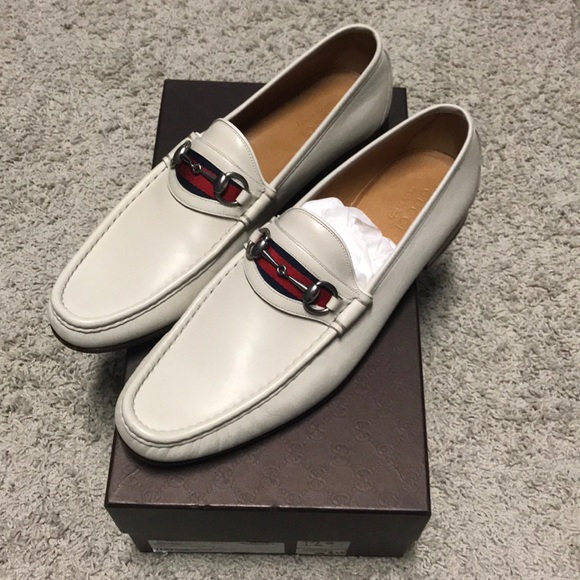 gucci loafers cream